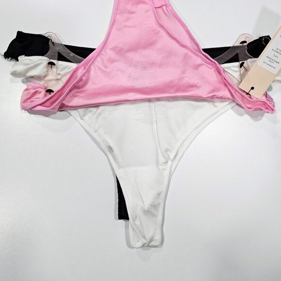 BCBGeneration 3 Pk Luxe Bling Tanga Underwear - Picture 2 of 6